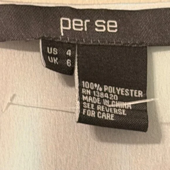 Per Se Sleeveless Top Size 4 Blue Black Green Abstract Print blouse - Picture 2 of 12